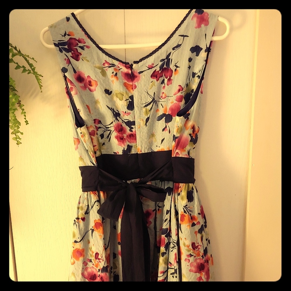 Blue Tea Dress